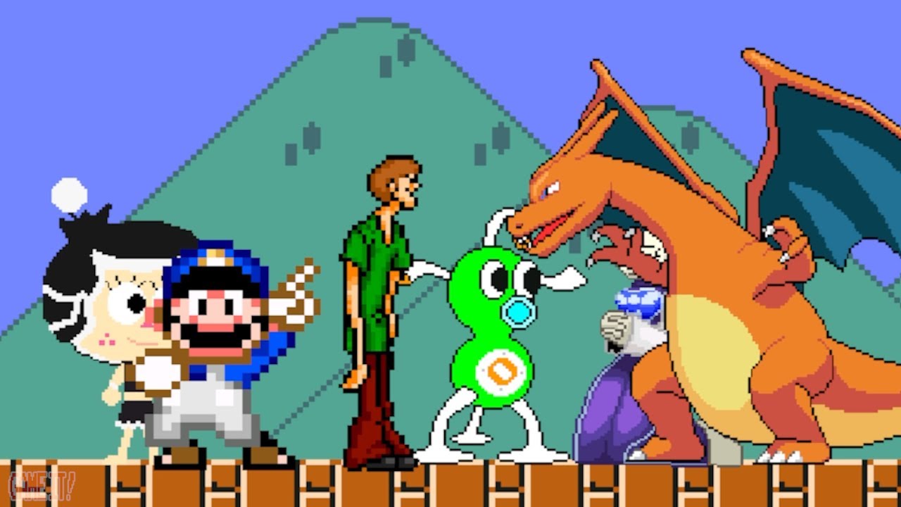 SHAGGY (Beanfan112), HANAZUKI and SMG4 (xXPGlitz236) TEAM UP VS MUGENS in Survival Mode!