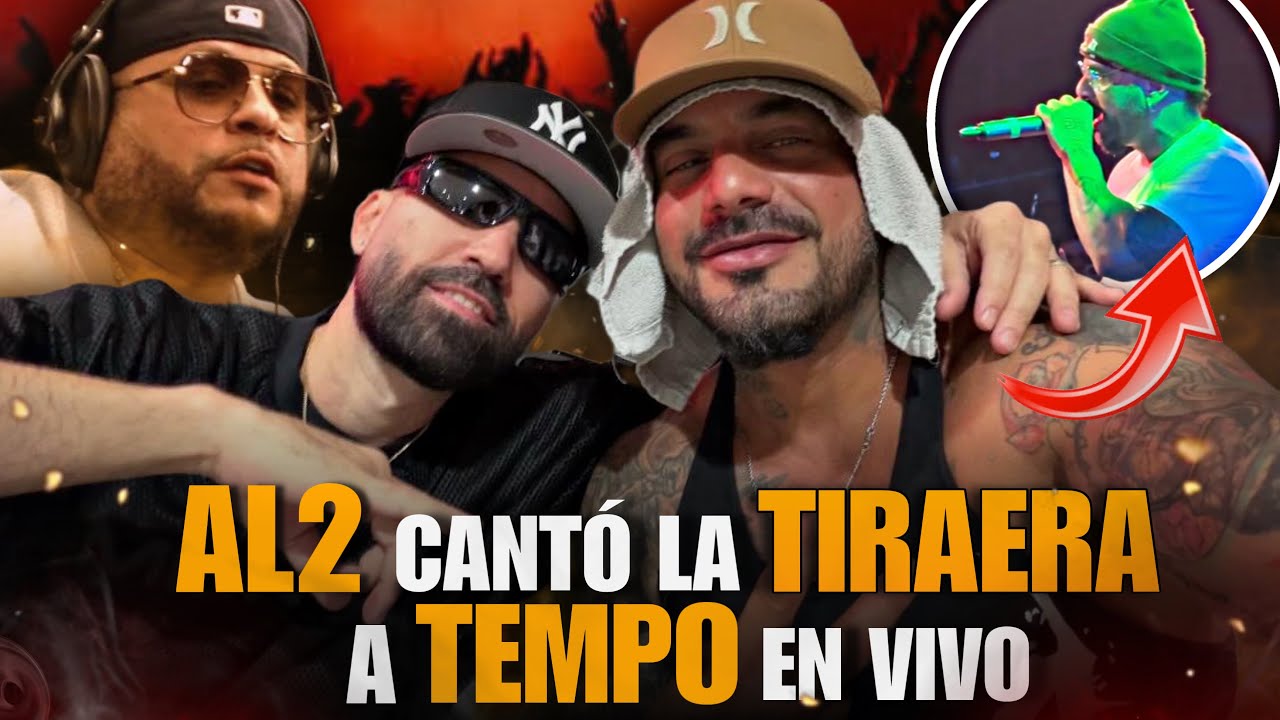 Estuvimos presente cuando AL2 cantó su TIRAERA a TEMPO!!