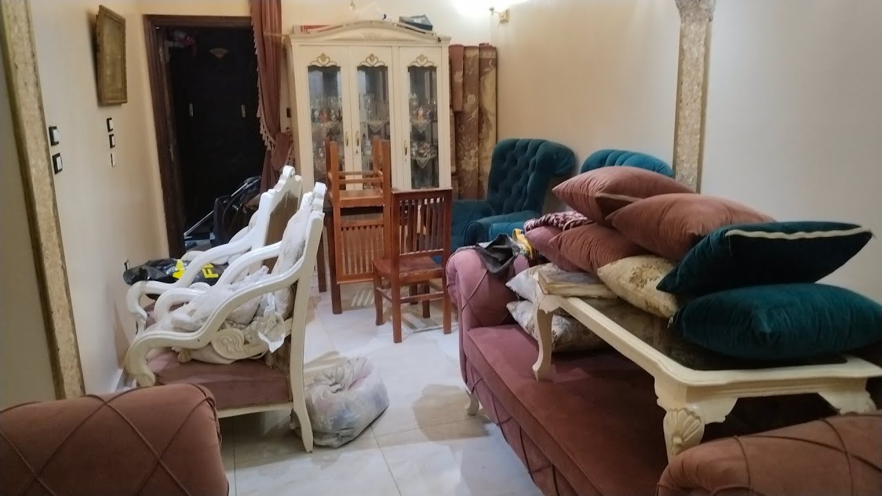 تنضيفات رمضان 2026 القوية 💪 وتنضيف الريسبشنا لاستقبال  الجديدا 💥خيرا الصاله بتاعتي هتنور