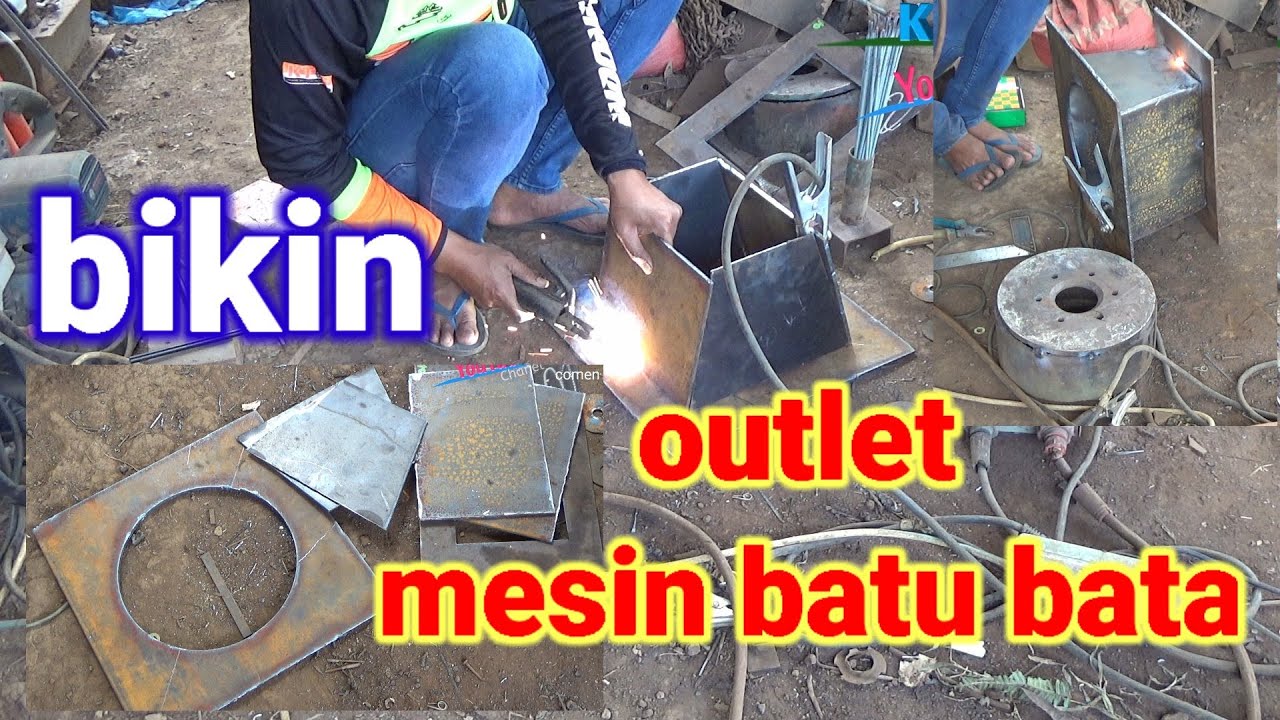 PEMBUATAN PART MESIN CETAK BATU BATA,