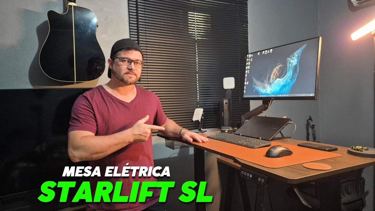 Ser&aacute; que &eacute; boa? Comprei a mesa el&eacute;trica MAIS BARATA da Pichau (Starlift SL)