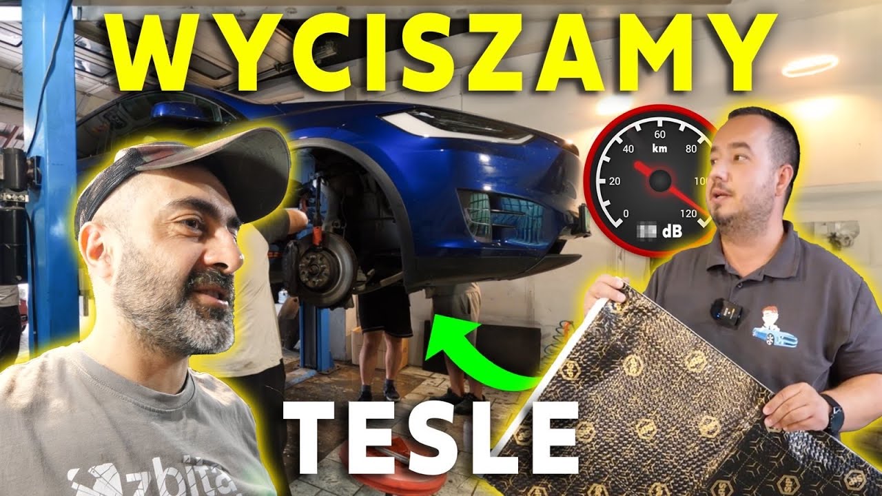 Czy dodatkowe wyciszenie Tesli jest warte swojej ceny? Jak to zrobić i jaki jest efekt?🤔