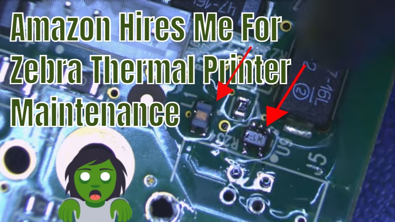 Amazon hires me. My daily workflow and maintenance of Zebra Thermal printers.