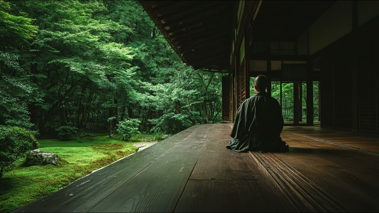 Night Zen Garden Meditation | Japanese Ambient for Deep Work (20min)