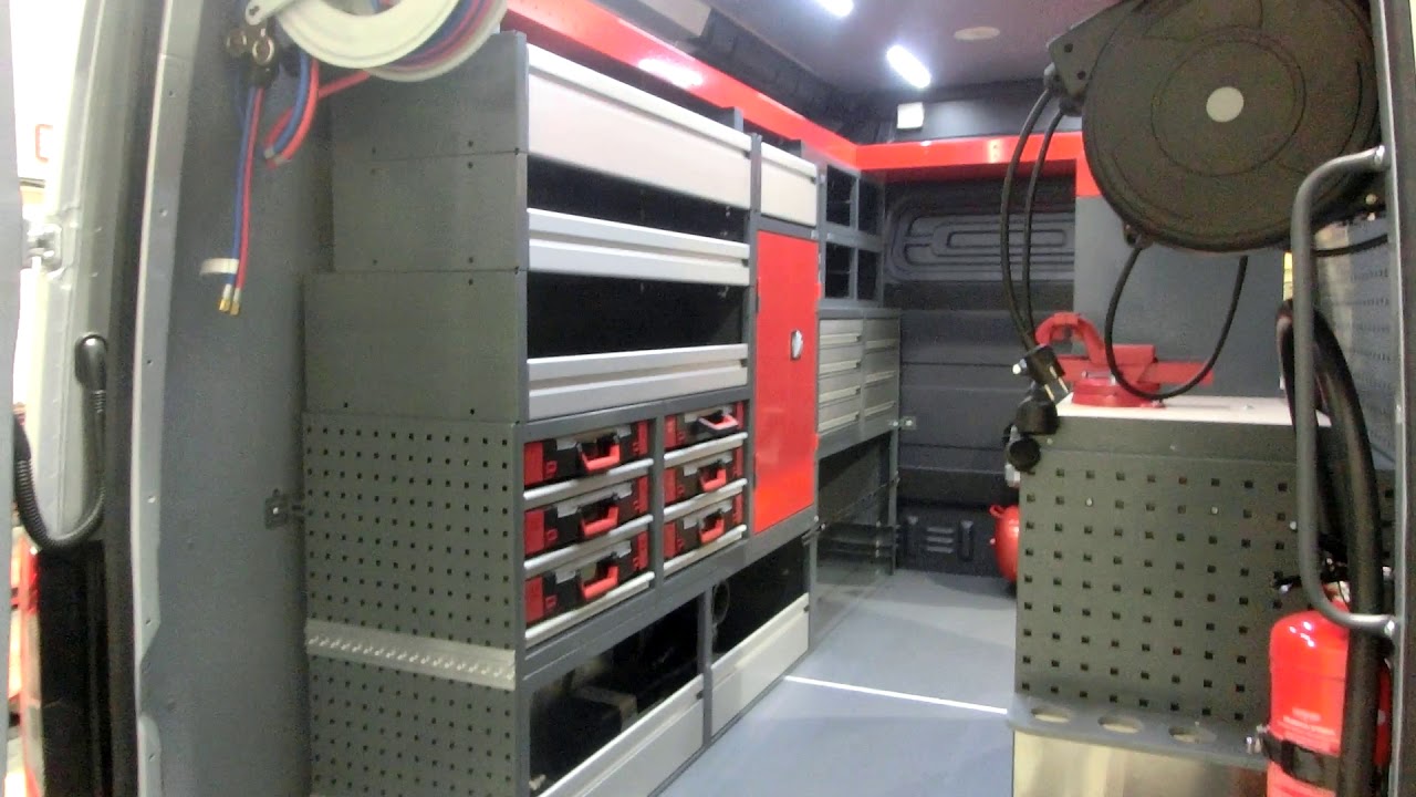 Wurth Bilinnredning i MB Sprinter A37 Servicebil