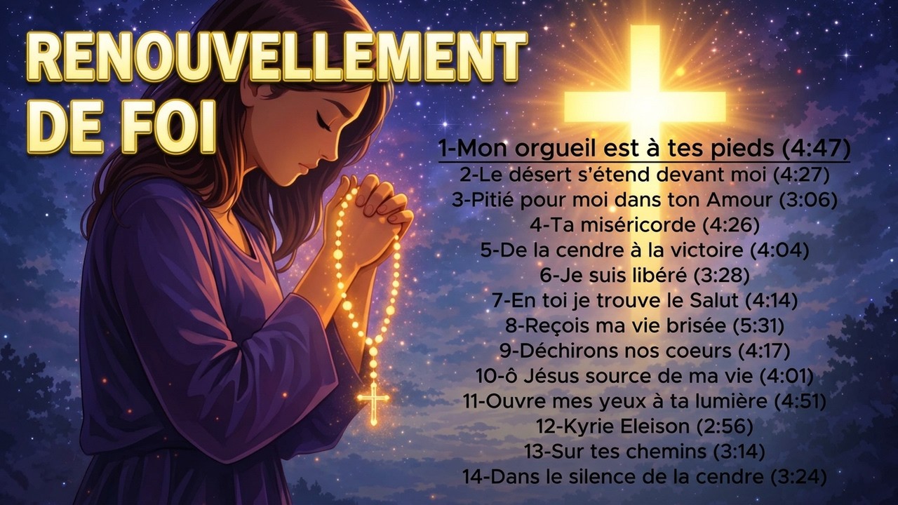 LES PLUS BELLES CHANSONS GOSPEL DE CAREME  2026