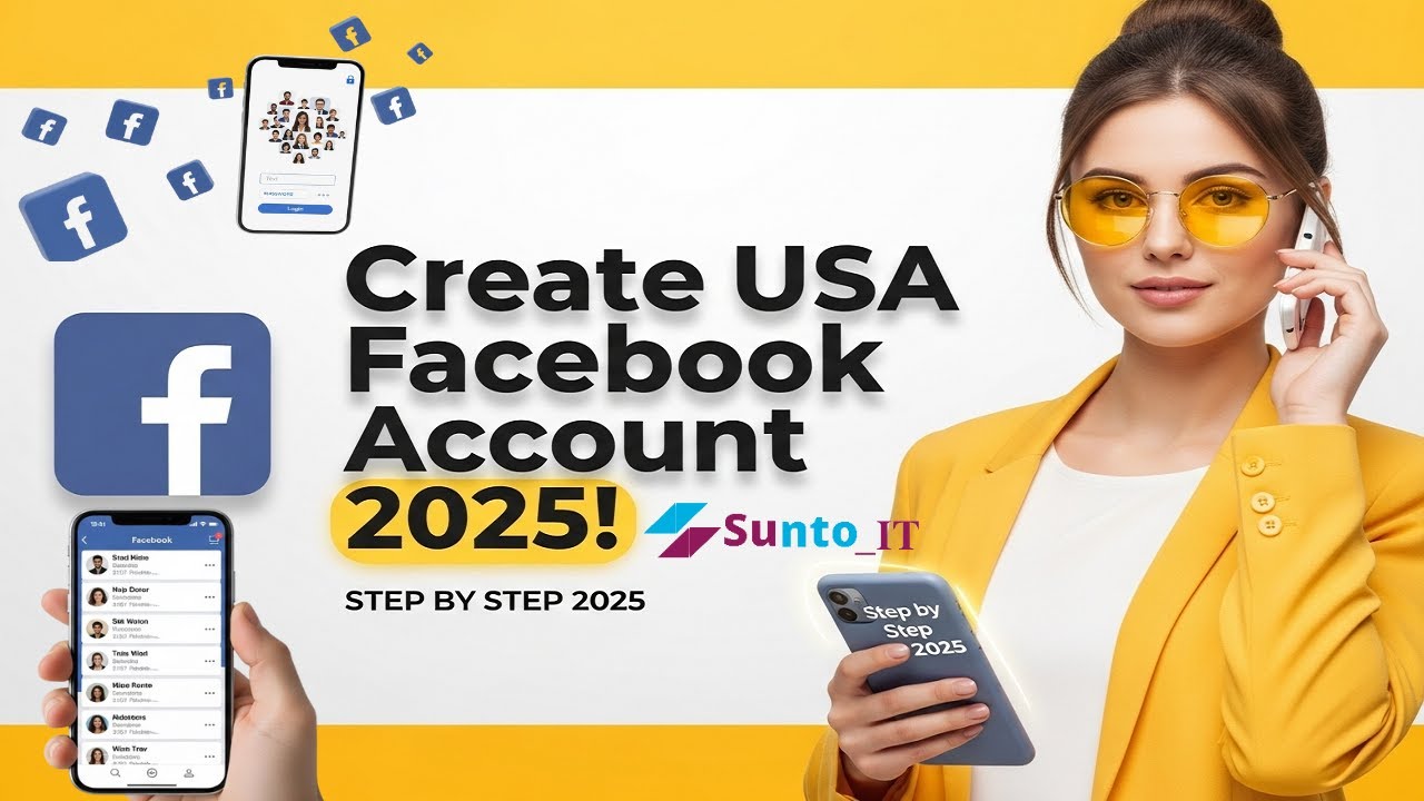 how to create facebook account ||  Create USA Facebook Account on Mobile 2025 #facebook #sunto_it