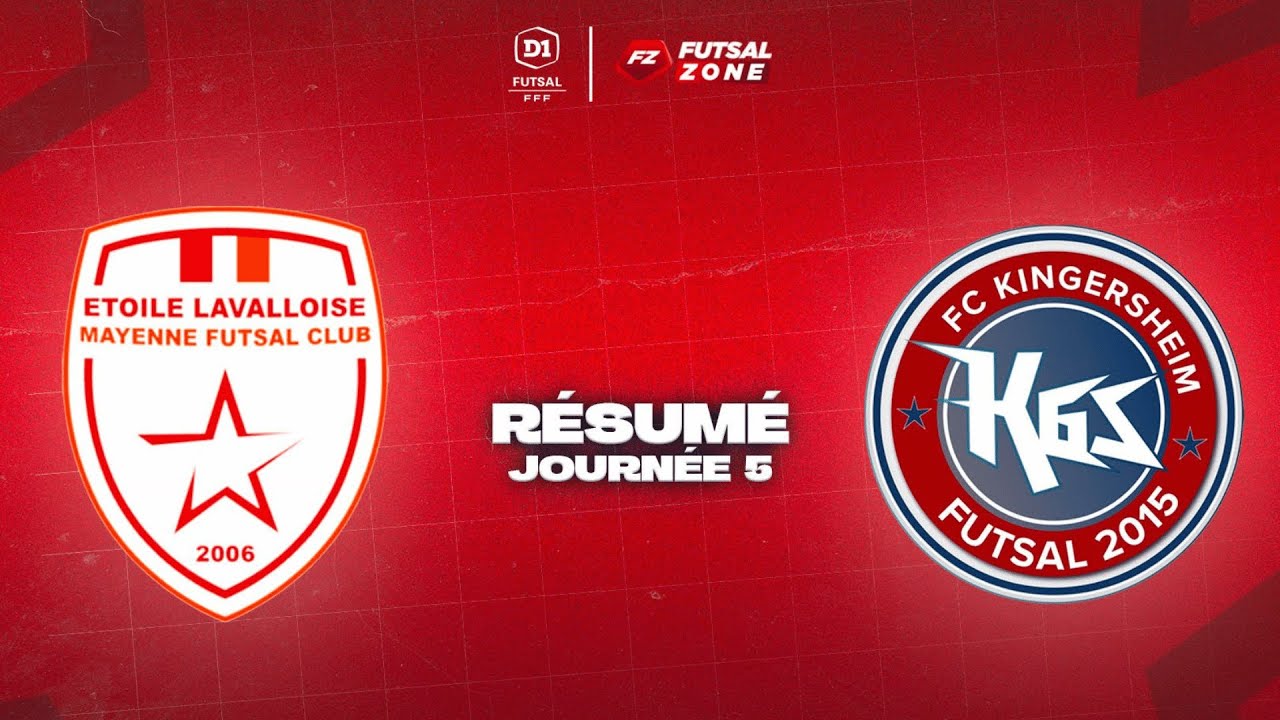 J5 - Etoile Lavalloise vs Kingersheim Futsal : le résumé