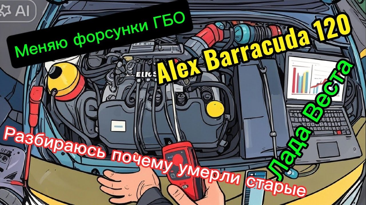 Заклинило форсунки ГБО Лада Веста