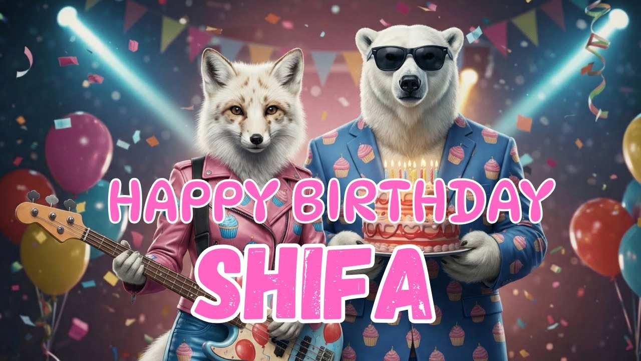 SHIFA Happy Birthday Song - Happy Birthday to Shifa