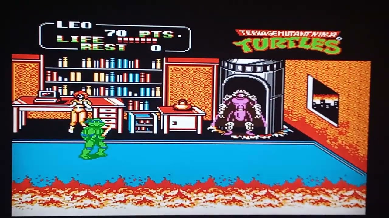 [NES] TMNT 2, scene 1 playthrough!🥳