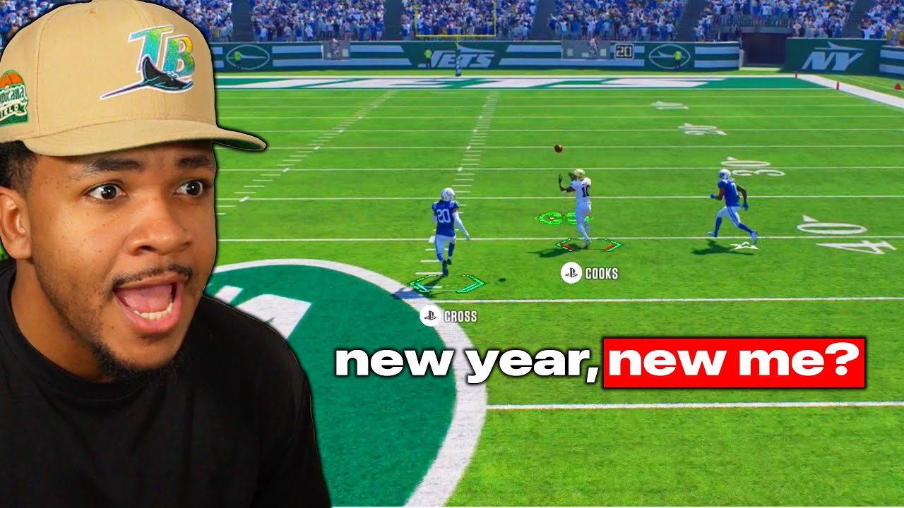 I lost to him twice in Madden last year... so I tried to get revenge.