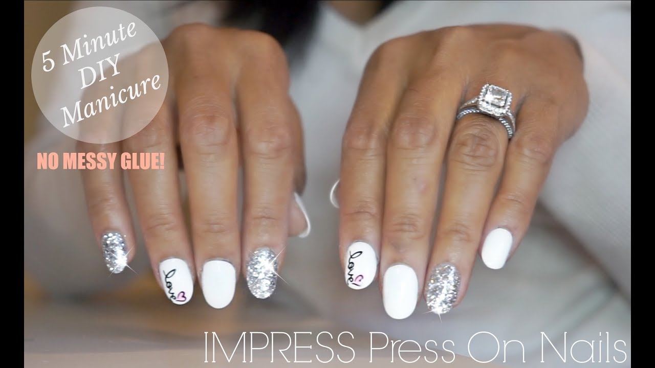 imPRESS PRESS ON NAILS - 5 MINUTE DIY MANICURE AND NO GLUE!