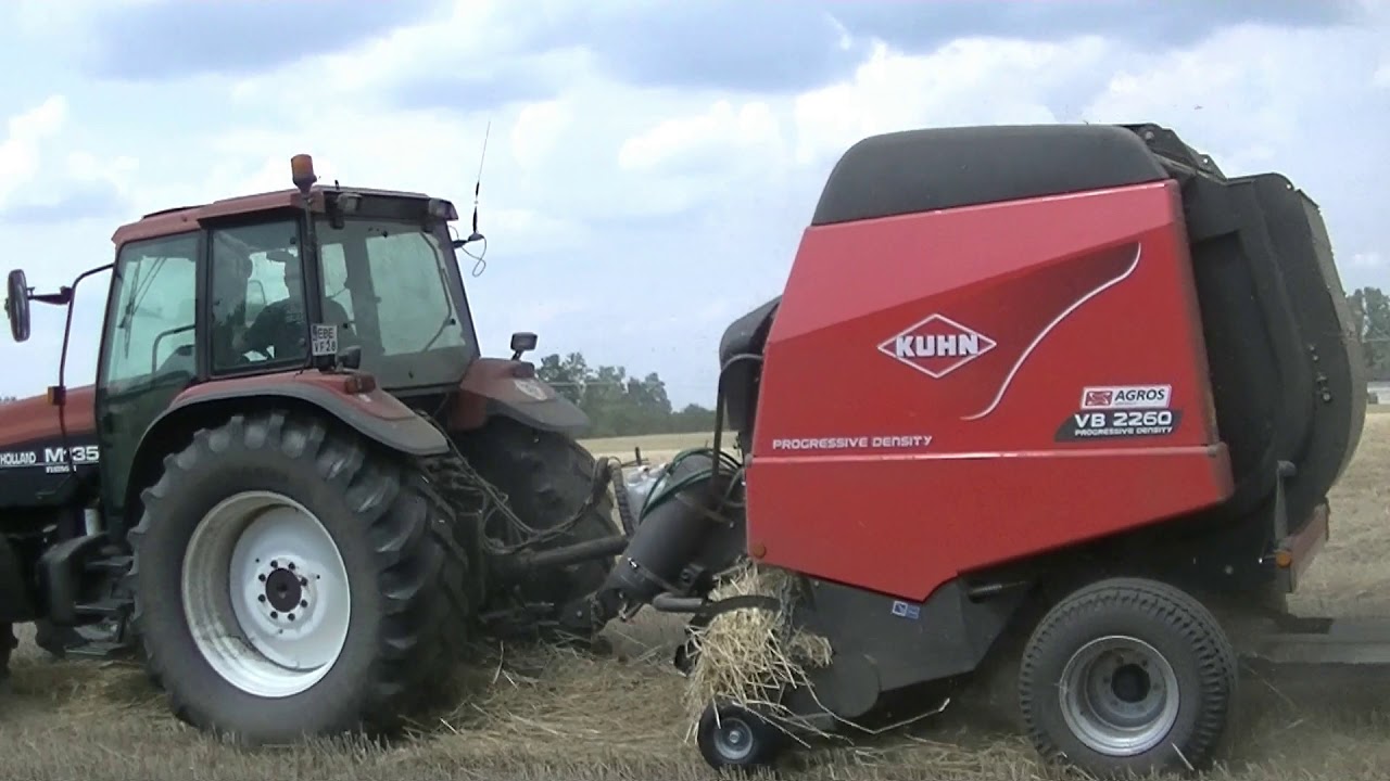 Akcja Słoma 2019 Prasa Kuhn  i New Holland