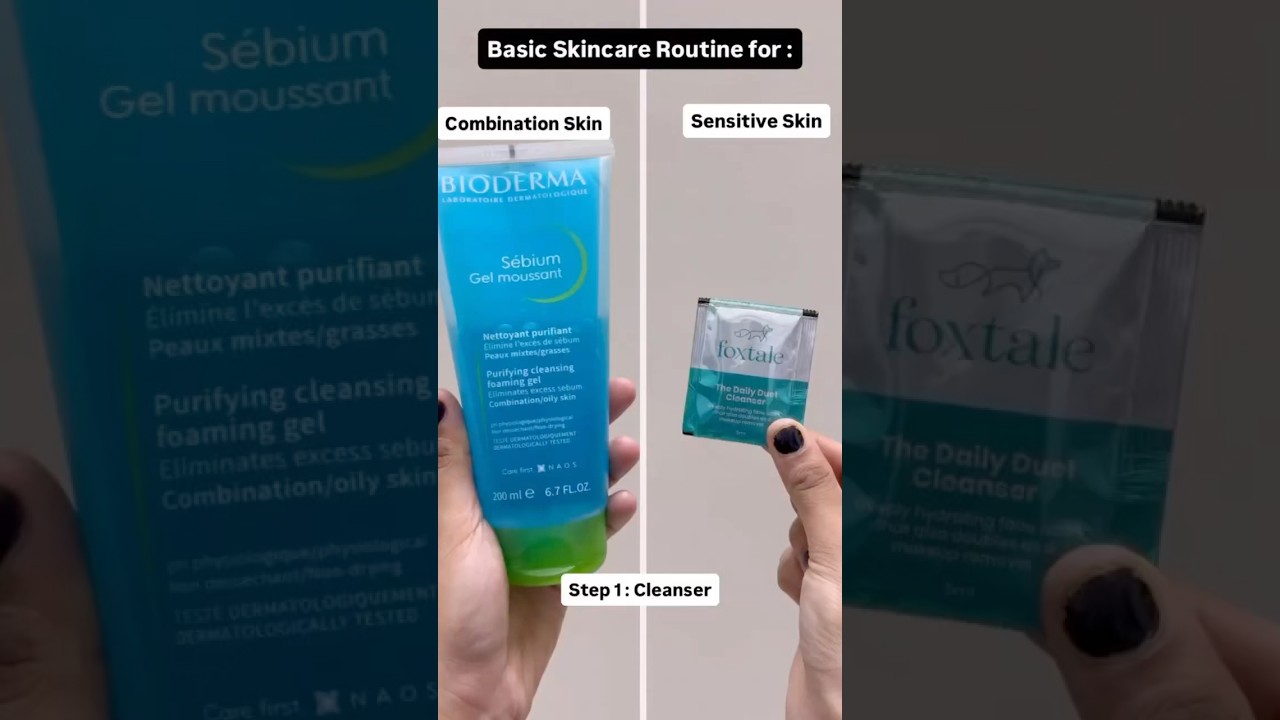 BASIC SKINCARE ROUTINE #basicskincare #basicskincareroutine #shorts #shortviral