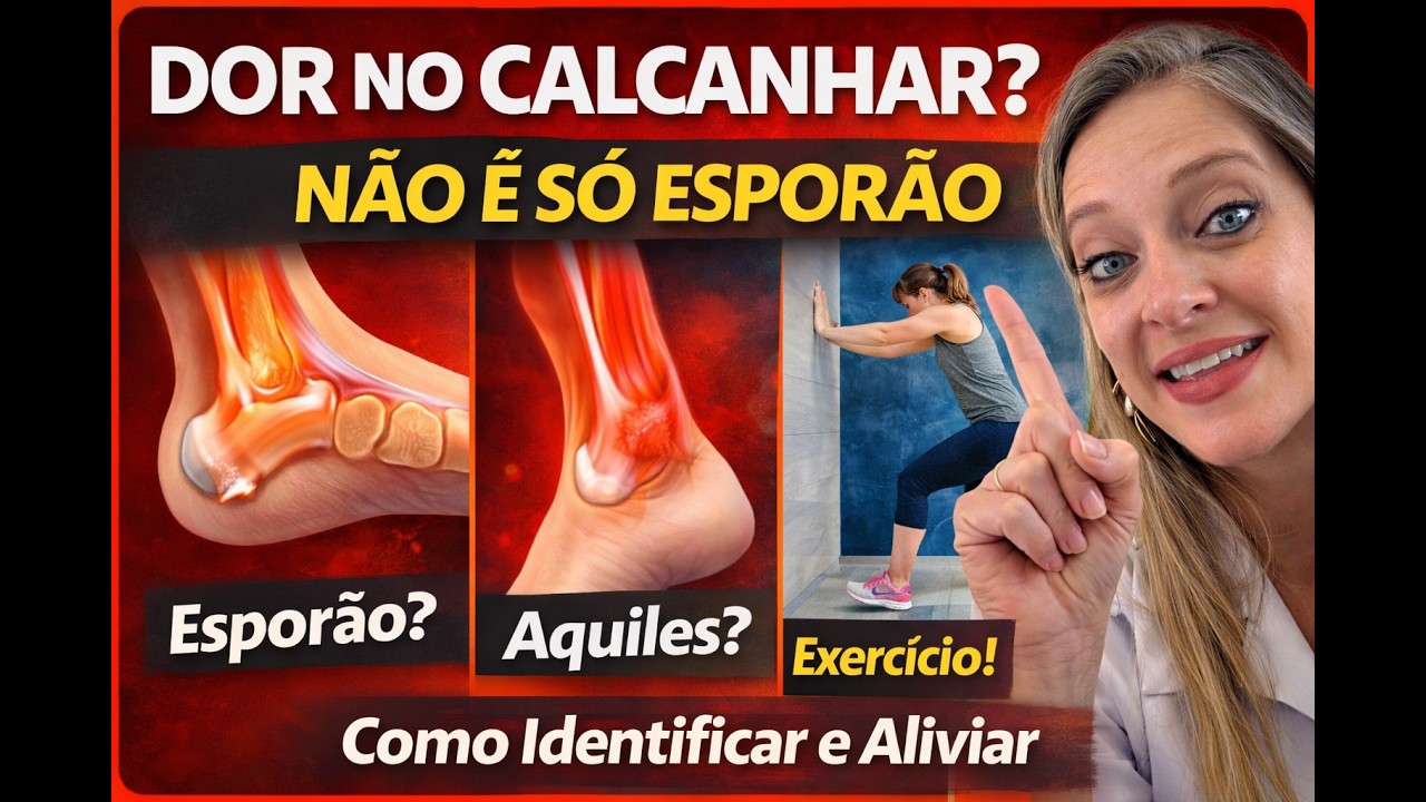 Dor no Calcanhar: Esporão ou Tendão de Aquiles? + Exercícios para Aliviar