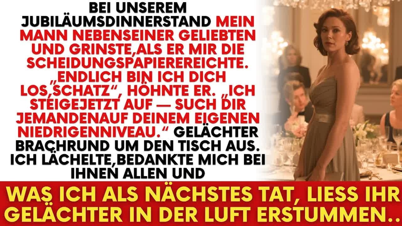 Auf unserer Luxusgala gab mir mein Mann die Scheidungspapiere – später fiel sein Imperium