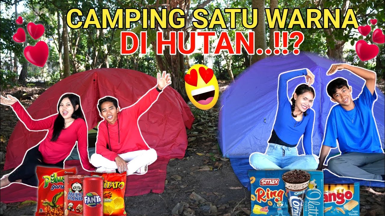 AMAT BUCIN😍PASANGAN ARIK SAPUTRA CAMPING DIHUTAN DOUBLE DATE SAMPE MALAM?? | Mikael TubeHD