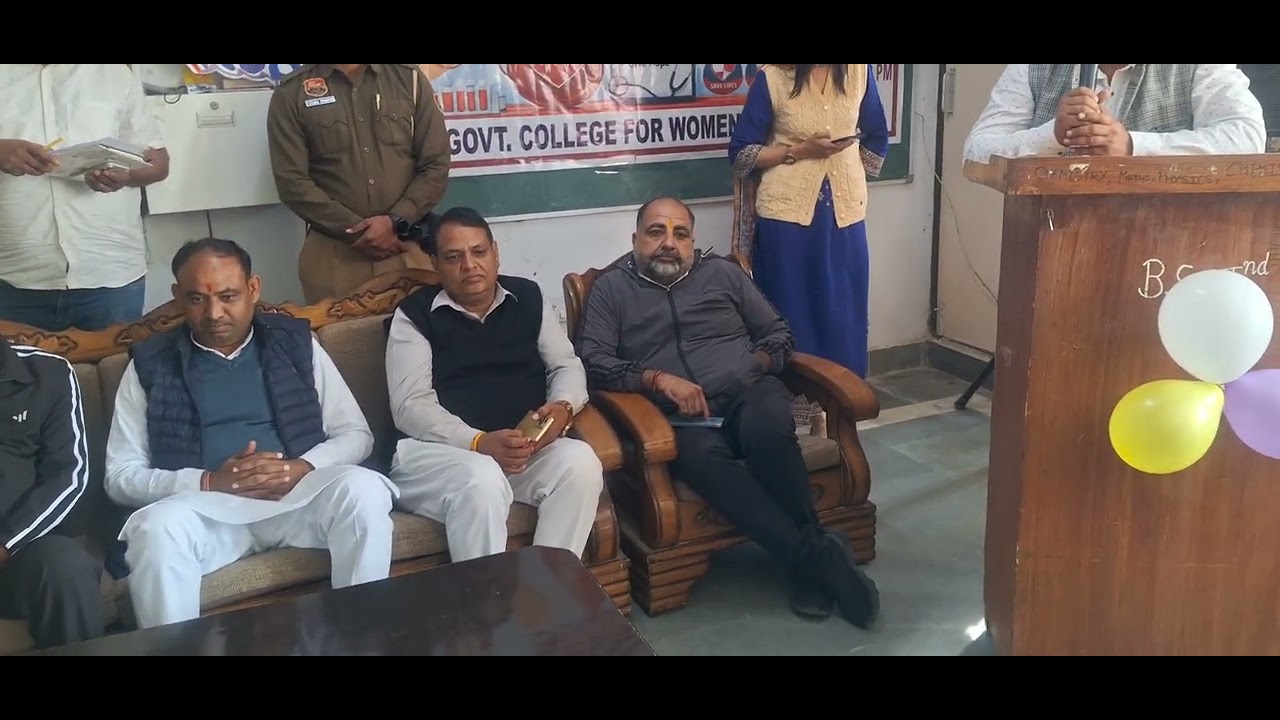  विधायक कपूर सिंह वाल्मीकि ने महिला कॉलेज में रक्तदान सीवर में मुख्य अतिथि के तौर पर  शिरकत की 
