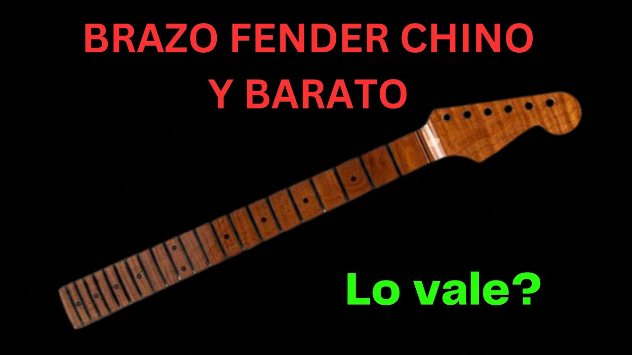 Review Brazo chino Stratocaster. Sirve?