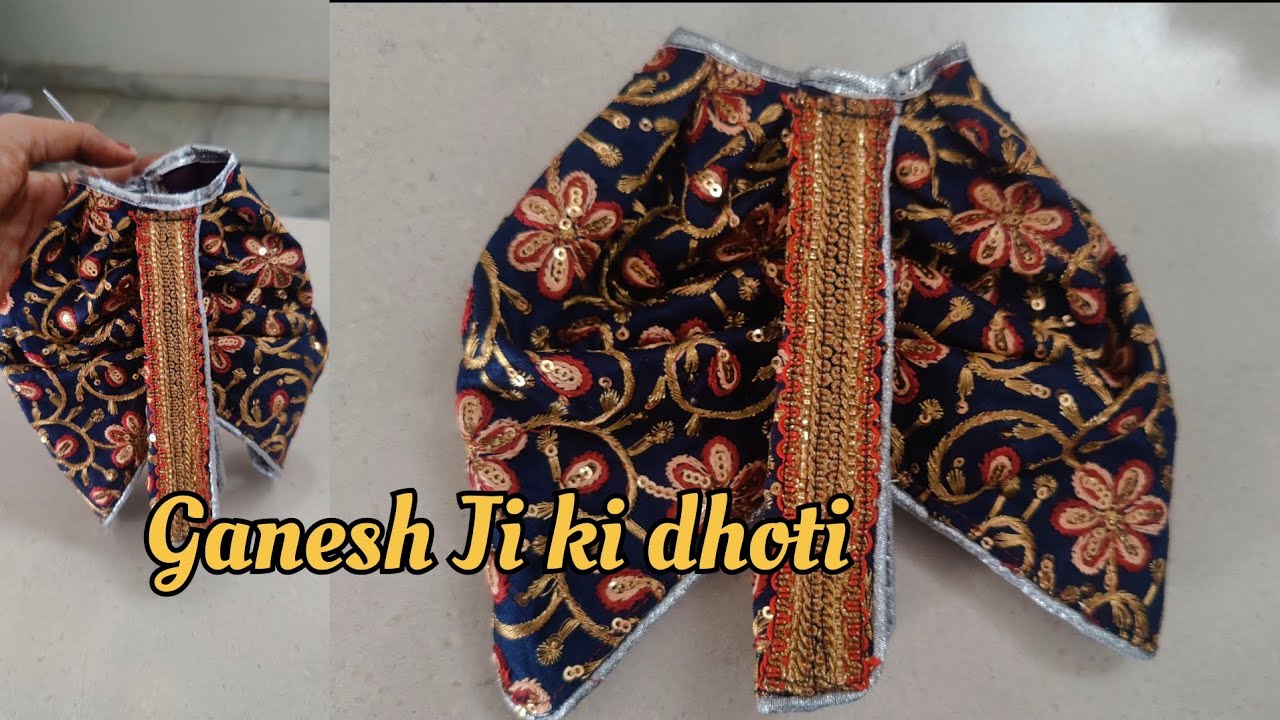 Ganesh ji ki poshak👌/Latest dress for Ganesh ji/Ganesh chaturthi 2024#ganesh#trending  #TAILORCHOICE