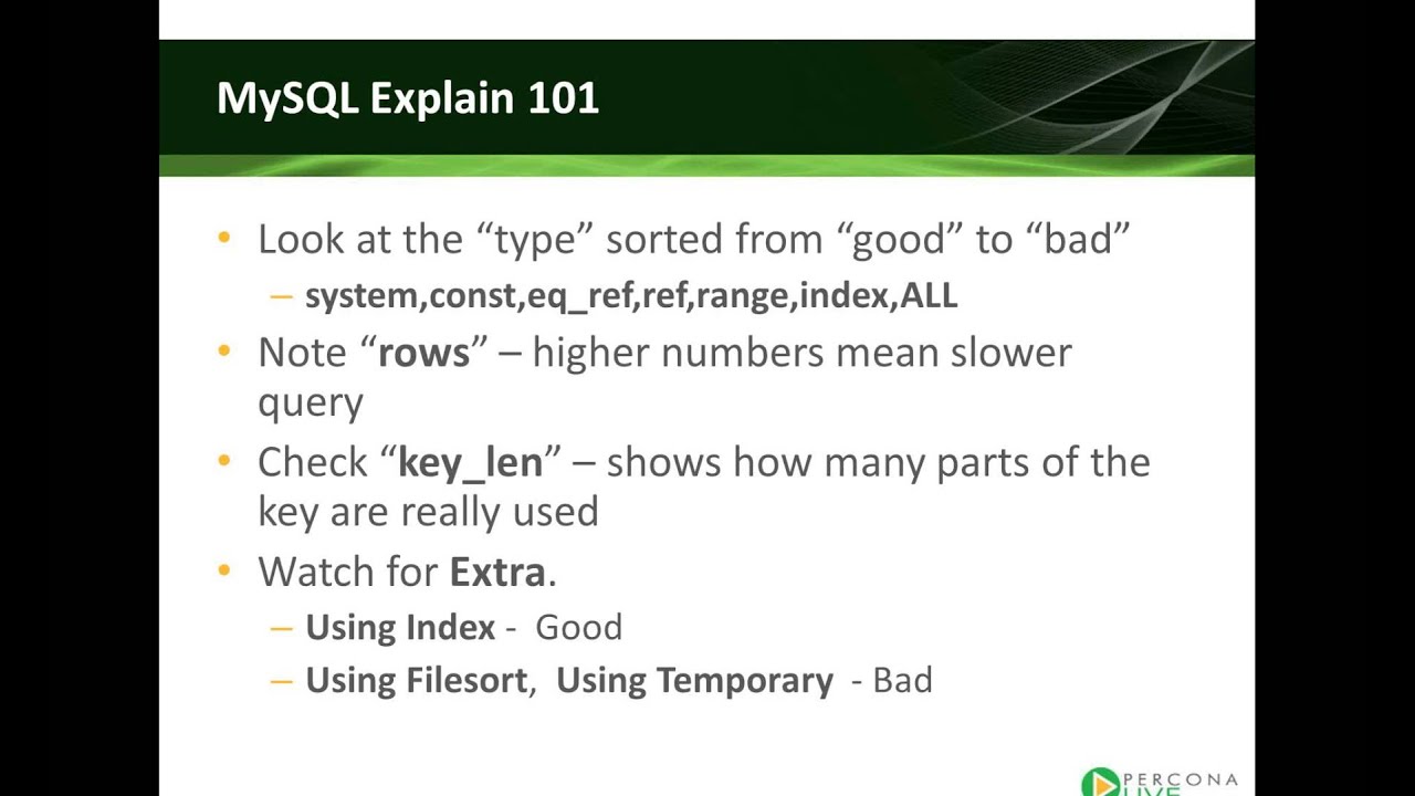 MySQL Indexing: Best Practices - MySQL Index Tutorial