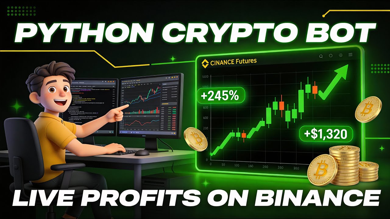 Live Crypto Trading | Live Crypto Trading Pyhton Bot. | Bonk Coin Python bot trading.