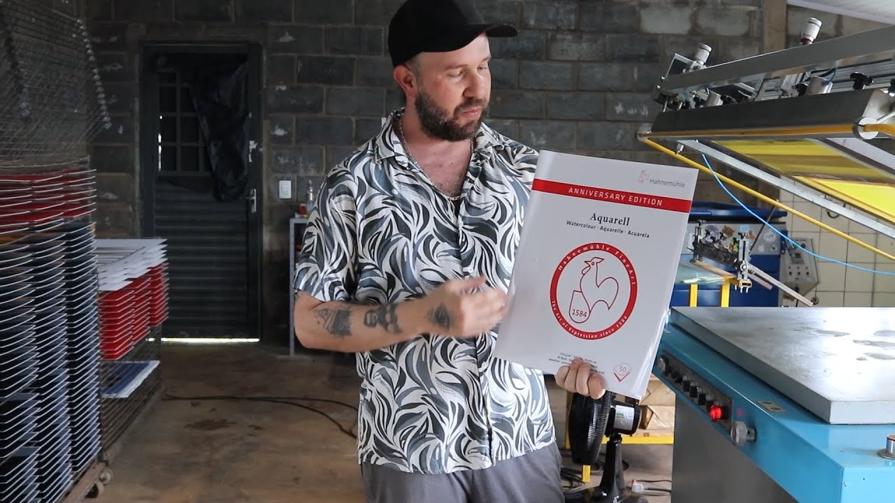 Como imprimir Serigrafia em papel poroso