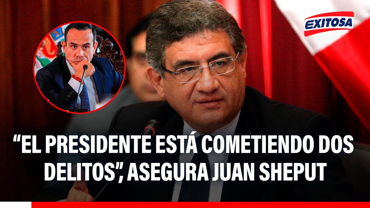 🔴🔵“El presidente está cometiendo dos delitos”, asegura Juan Sheput