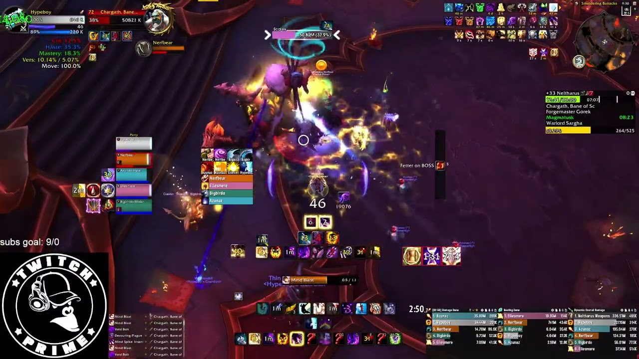 Season 2 Dragonflight - Shadow Priest POV | World First +33 Key