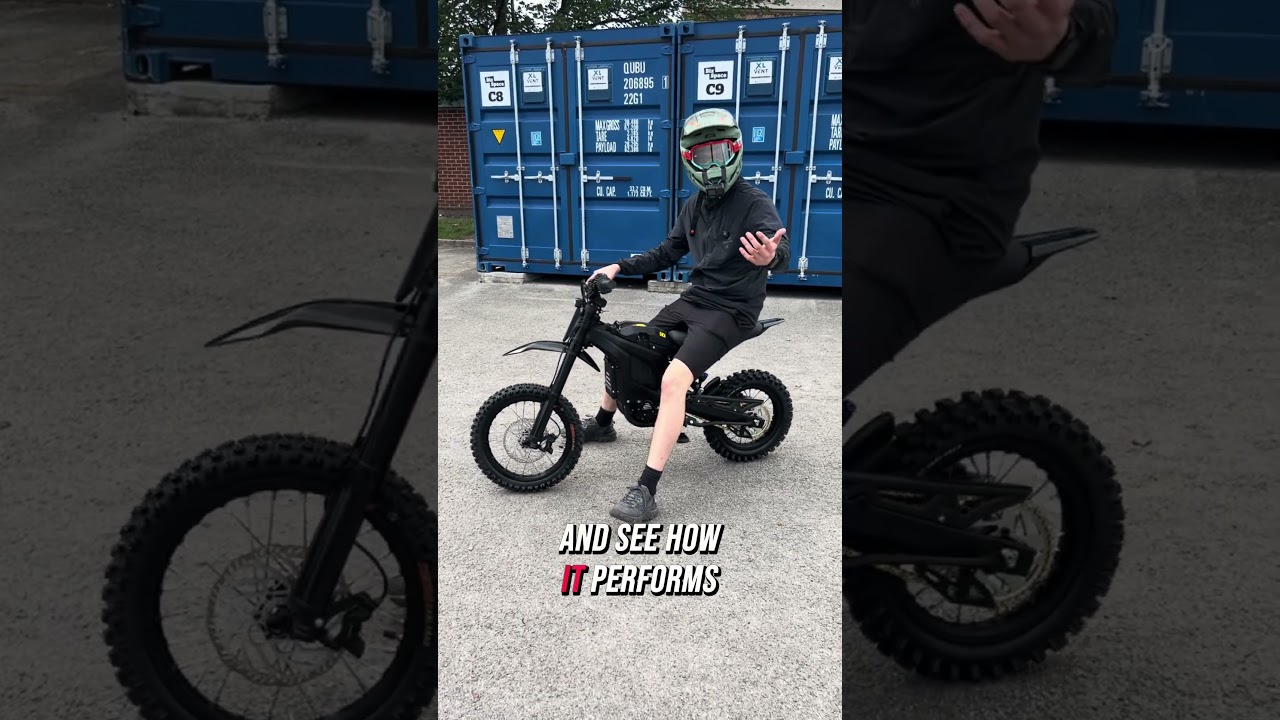 First E-RIDE PRO MINI In The UK! #ebike #dirtbike