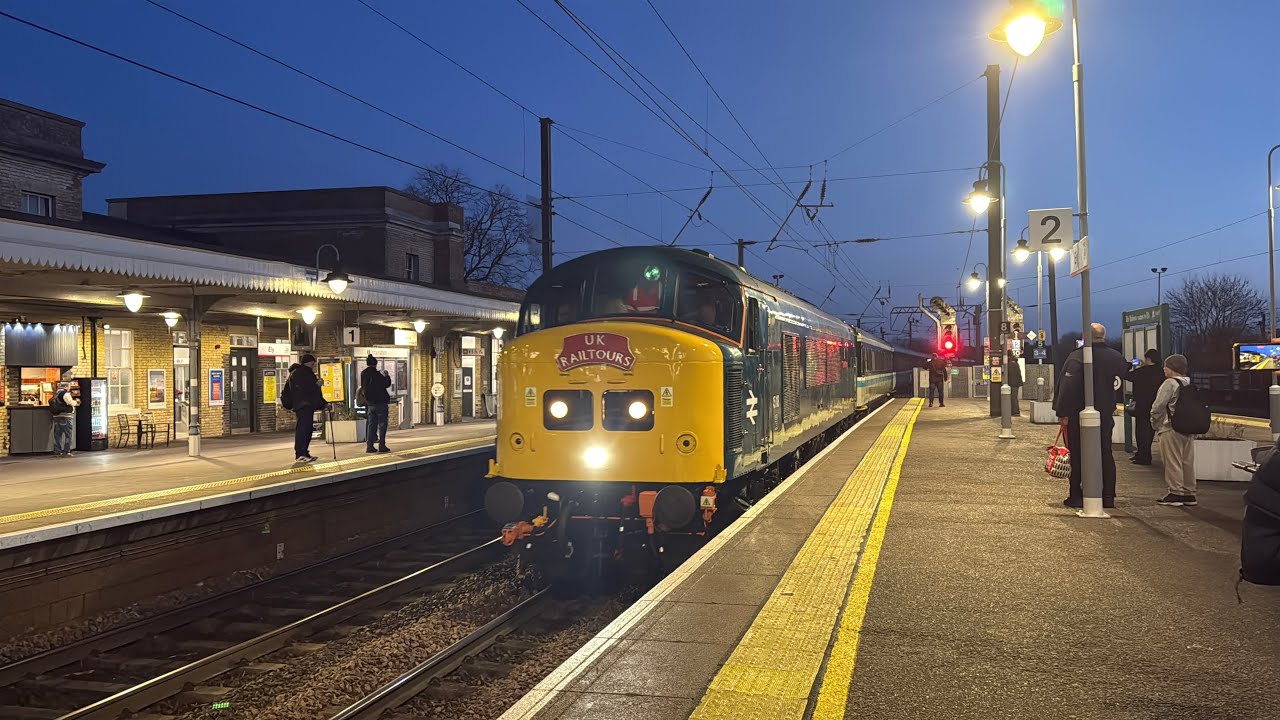 UL Rail Tours Class 45 118 Arrival @ Ely