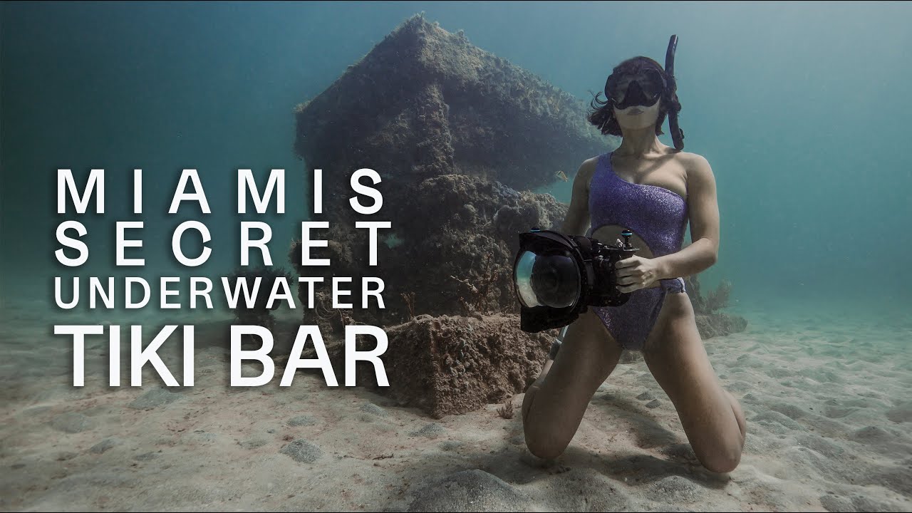 What to do in MIAMI? Snorkel this underwater tiki bar!