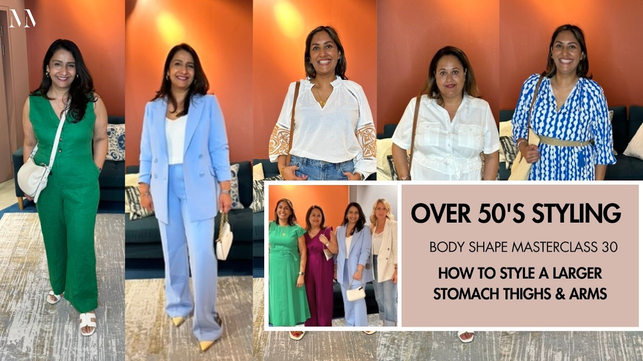 Body Shape Masterclass 30 | 3 women, 3 different body shapes, 3 different sizes. Over 50's Styling.
