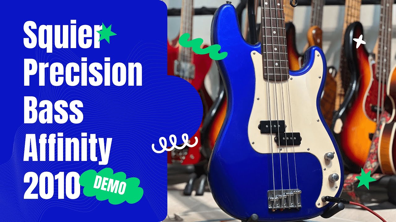 Squier Precision Bass Affinity 2010 DEMO [ No Talking ]