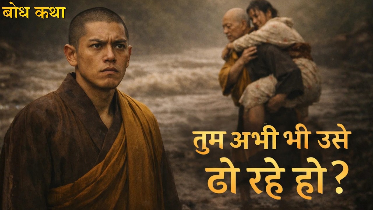 तुम अभी भी उसे ढो रहे हो जिसे मैंने कब का उतार दिया | ज़ेन कथा | The art of letting go.