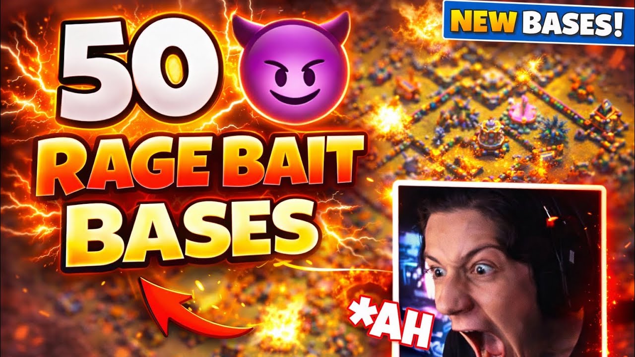 TH18 Base 2026: Top 50 Legend League Rage Bait Bases (Anti 3 Star, Anti Dragon, Anti Root Rider) upd
