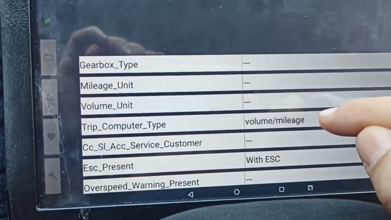 Renault Symbol gizli özellik açma gösterge ekranında saati aktif etme