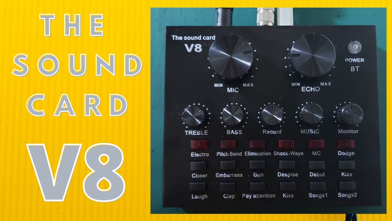 V8 Live Sound Card - Unboxing @TeacherBob
