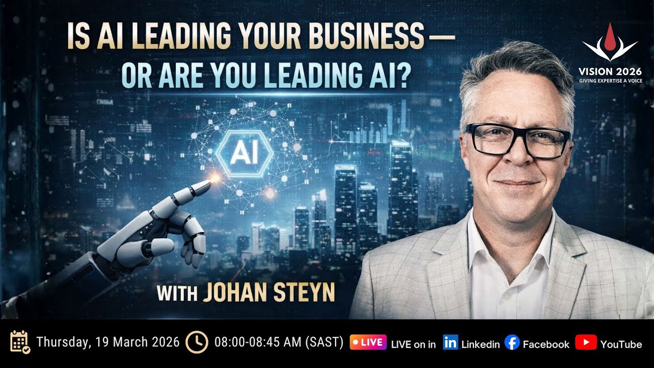 Is AI Leading Your Business? | Johan Steyn on Human-Centred AI, AI Strategy & the Future of Business