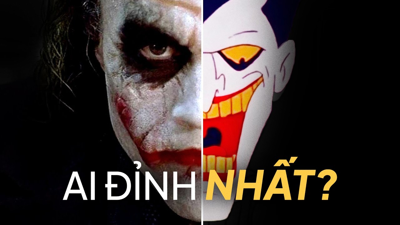 XẾP HẠNG các JOKER từng xuất hiện trên màn ảnh