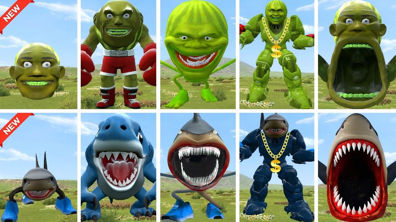 LINGANG MELON Legendary Evolution vs TRALALERO TRALALA Monster
