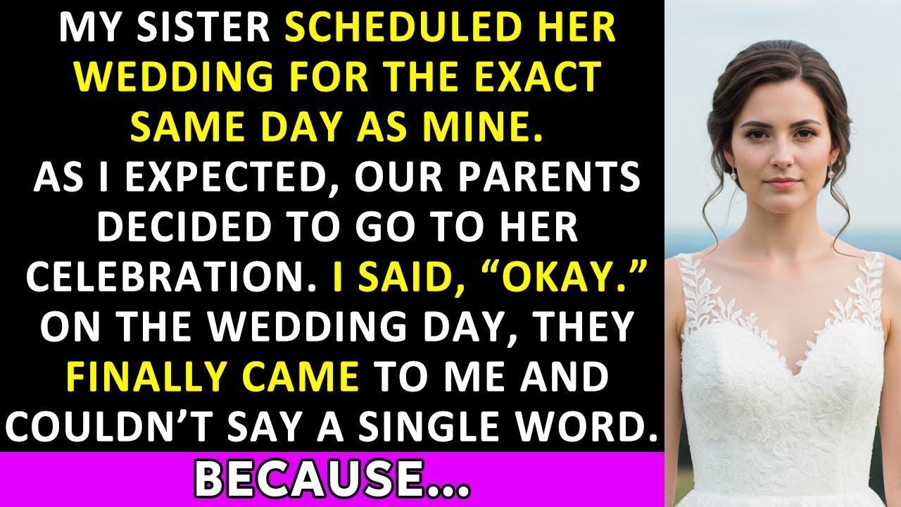 My Sister’s Wedding Was At The Same As Mine. Our Parents Went To Her Celebration, And Then I…