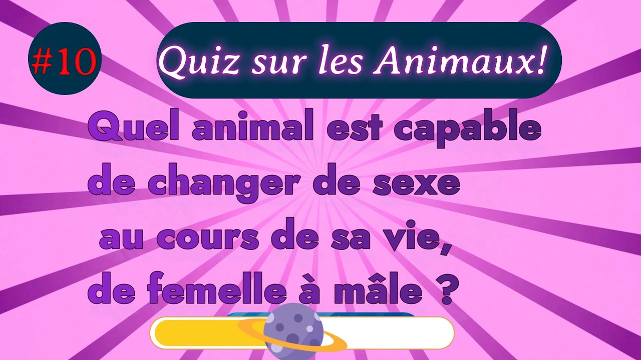 TU TE SENS CAPABLE ?..... #30 Quiz sur les Animaux!