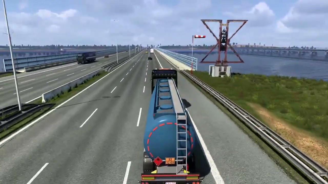 Euro Truck Simulator 2    petit trajet en mode normal