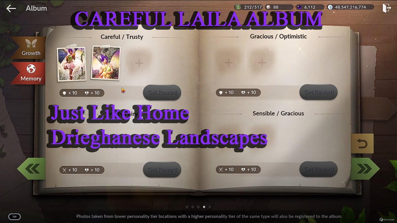 Black Desert Mobile | Careful Laila Fairy Album - Just Like Home and Drieghanese Landscapes