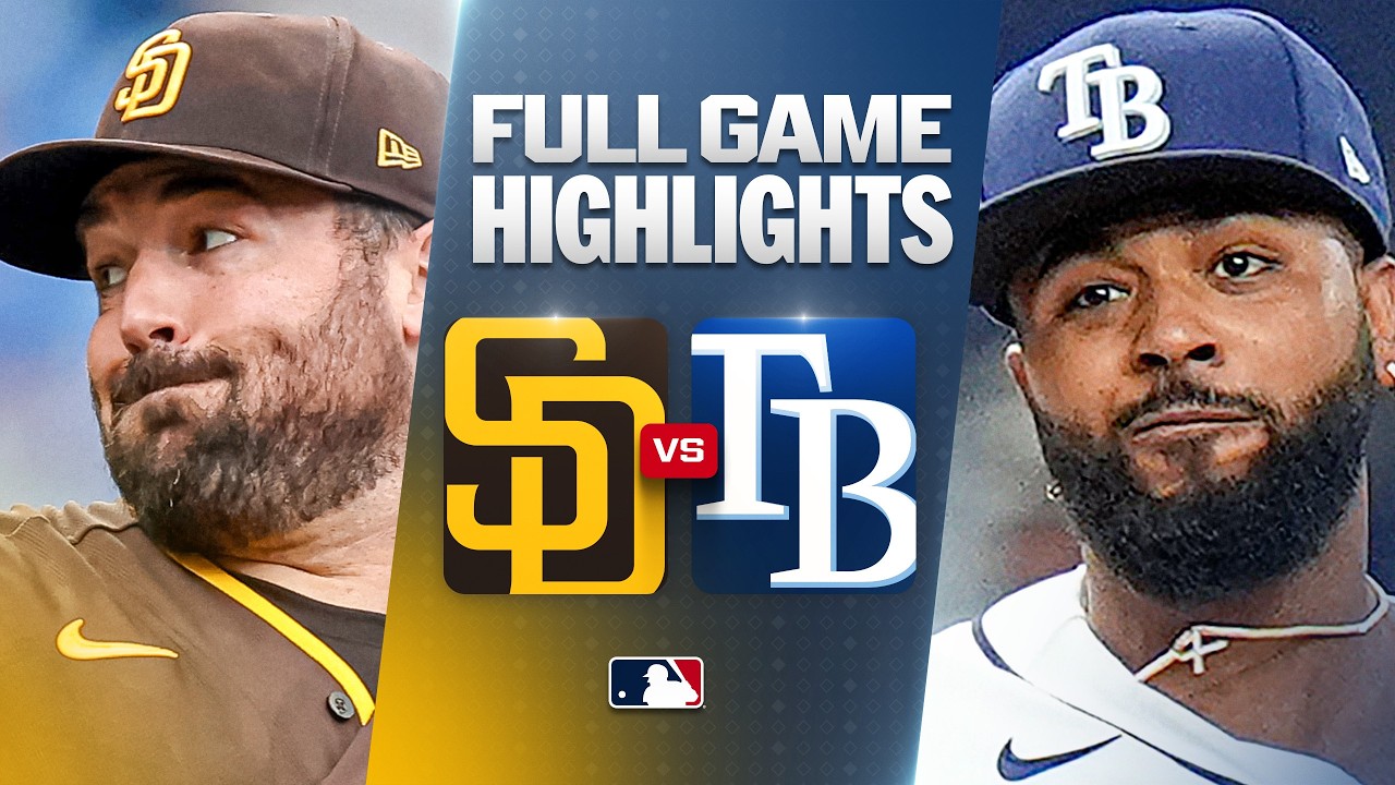 PADRES против RAYS: Официальный обзор полной игры (30 августа) | Сезон MLB 2026