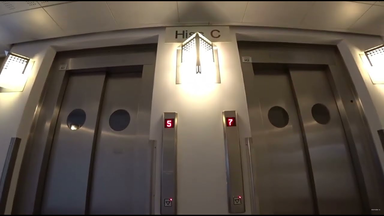 Thyssen Elevator,Hissgruppen C Elevators 2X At Soderhallarna,Stockholm Part 16 