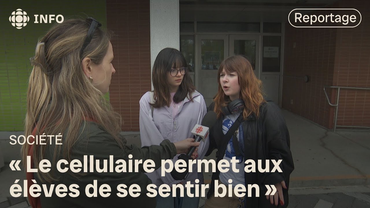 Cellulaire interdit à l'école : des élèves organisent une grève au Québec