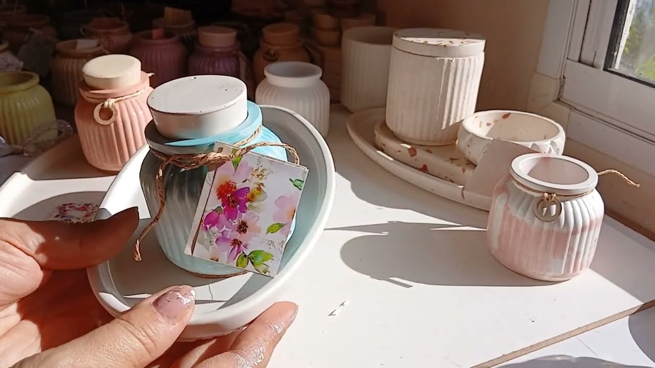Como Fazer Bandeja Com Gesso Testando a receita do Jesmonite Alternativo com imagens